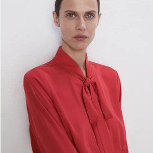 Zara Red Blouse